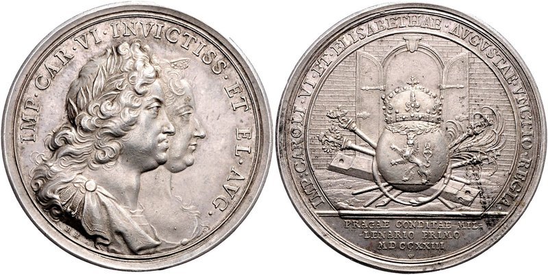 Münzen Römisch Deutsches Reich - Habsburgische Erb- und Kronlande Carl VI. 1712 ...