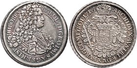 Münzen Römisch Deutsches Reich - Habsburgische Erb- und Kronlande Carl VI. 1712 - 1740
 Taler 1716 Wien. 28,50g. Her. 292 vz/vz+
