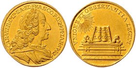 Münzen Römisch Deutsches Reich - Habsburgische Erb- und Kronlande Karl VII. 1742 - 1745
 Dukat 1742 auf die Wahl Karl VII. zum Deutschen Kaiser am 24...