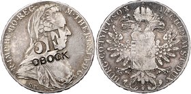 Münzen Römisch Deutsches Reich - Habsburgische Erb- und Kronlande Maria Theresia 1740 - 1780
 Taler 1780 SF mit Gegenstempel von Französisch Somalila...