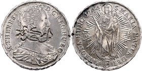 Münzen Römisch Deutsches Reich - Habsburgische Erb- und Kronlande Maria Theresia 1740 - 1780
 Taler 1744 KB mit Gegenstempel von Almakkah Mukarremah ...
