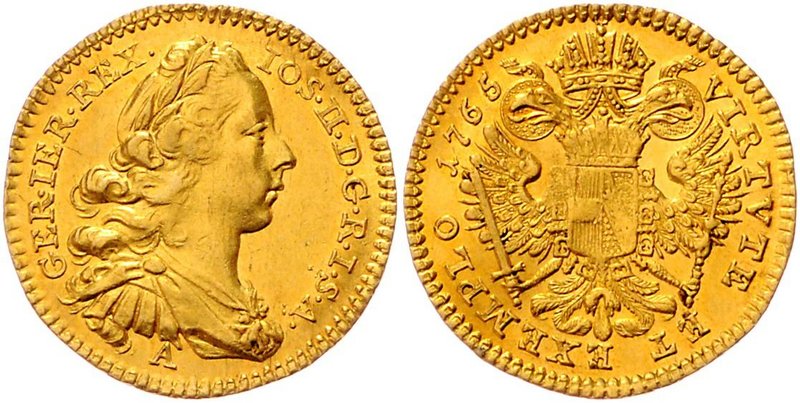 Münzen Römisch Deutsches Reich - Habsburgische Erb- und Kronlande Joseph II. als...