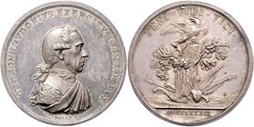 Münzen Römisch Deutsches Reich - Habsburgische Erb- und Kronlande Joseph II. als Alleinregent 1780 - 1790
 Ag Medaille 1789 von I. Vinazer, auf die E...