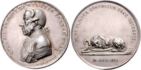 Münzen Römisch Deutsches Reich - Habsburgische Erb- und Kronlande Joseph II. als Alleinregent 1780 - 1790
 Ag Medaille 1790 von F. X. Mazenkopf, auf ...