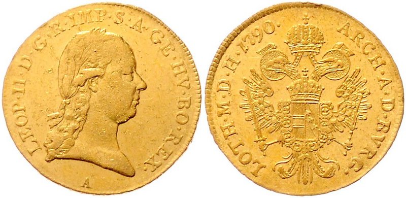 Münzen Römisch Deutsches Reich - Habsburgische Erb- und Kronlande Leopold II. 17...
