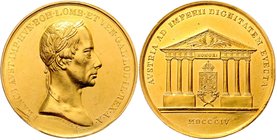 Franz I. 1804 - 1835
 Goldene Zivilverdienstmedaille 1804 zu 24 Dukaten von Leopold Heuberger, auf die Erhöhung Österreichs zum Kaiserreich. Kopf mit...