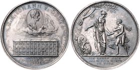 Franz I. 1806 - 1835
 Ag-Medaille 1811 auf die Stiftung des Johanneums in Graz. Ansicht des Johanneums, oben Medaillon in Wolken, darin das Brustbild...