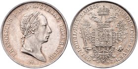 Franz I. 1806 - 1835
 1/2 Scudo 1824 M Mailand. 13,01g. Fr. 611 stgl