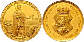Ferdinand I. 1835 - 1848
 Goldmedaille zu 4 1/2 Dukaten 1836 Das vorliegende Stück stammt aus ehemals österr. Adelsbesitz vor 1900, von Joseph Lerch ...