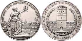 Franz Joseph I. 1848 - 1916
 Ag Medaille 1899 von Johann Schwerdtner, auf das VII. Mährische Landes- und 400jährige Jubiläumsschießen. Stadgöttin mit...