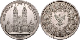 Brixen - Bistum Sedisvakanz
 Ag Medaille 1747 von P.P. Werner (Nürnberg) für das Domkapitel des Bistums Brixen. Wappen des Kapitels im Kreise der Wap...
