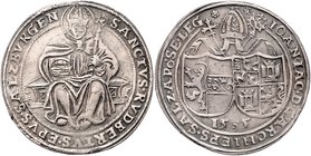 Salzburg - Erzbistum Johann Jakob Graf Khuen von Belasi 1560 - 1586
 Taler 1565 Salzburg. 28,55g. HZ 611var. ss/vz