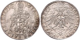 Salzburg - Erzbistum Johann Jakob Graf Khuen von Belasi 1560 - 1586
 Guldentaler 1573 Salzburg. 24,54g. HZ 634 vz
