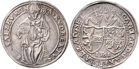 Salzburg - Erzbistum Johann Jakob Graf Khuen von Belasi 1560 - 1586
 1/2 Taler 1561 Salzburg. 14,14g. HZ 652 ss