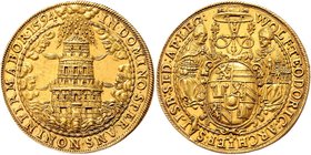 Salzburg - Erzbistum Wolf Dietrich von Raitenau 1587 - 1612
 10 Dukaten 1594 Exemplar der Auktion FRITZ RUDOLF KÜNKER GMBH & CO. KG, AUCTION 298, LOS...