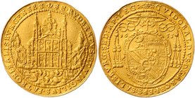 Salzburg - Erzbistum Guidobald Thun von Hohenstein 1654 - 1668
 5 Dukat 1655 Salzburg. 17,18g. HZ 1747 ss