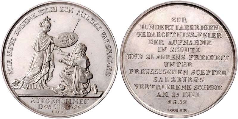 Salzburg - Erzbistum Leopold Anton Eleutherius von Firmian 1727 - 1744
 Ag-Meda...