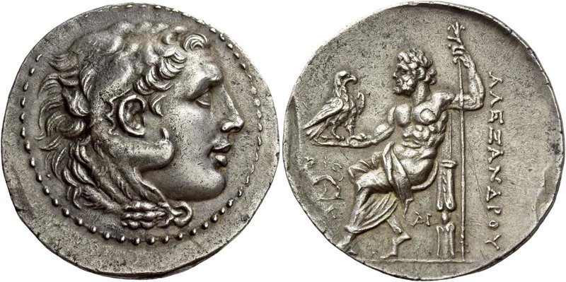 Alexander III, 336 – 323 and posthumous issues
Tetradrachm, Mileus circa 295-27...