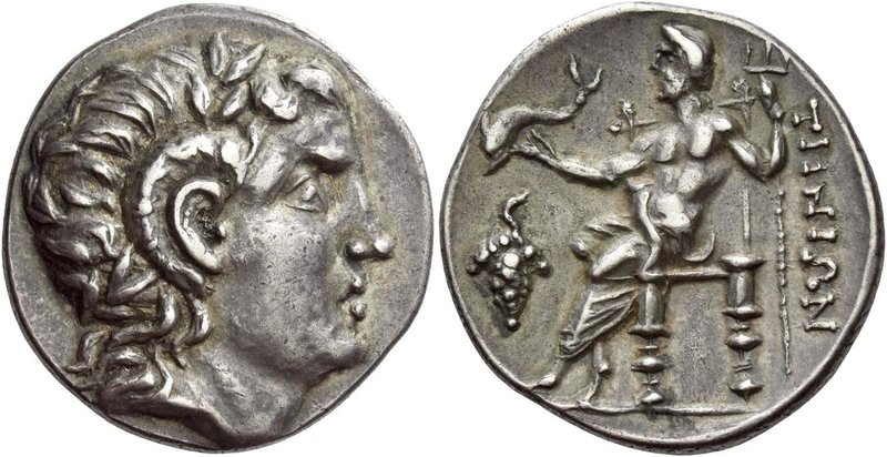 The Cyclades, Tenos
Tetradrachm circa 260-240, AR 13.10 g. Laureate head of Apo...