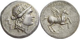 Caria, Alabanda
Tetradrachm circa 167-166, AR 16.92 g. Laureate head of Apollo r. Rev. AΛABANΔEΩN Pegasus flying r.; below, A. SNG Keckman 5. SNG von...