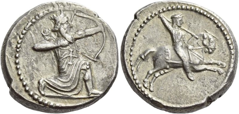 Satraps of Caria. Achaemenid period, circa 350 – 341
Tetradrachm, uncertain min...