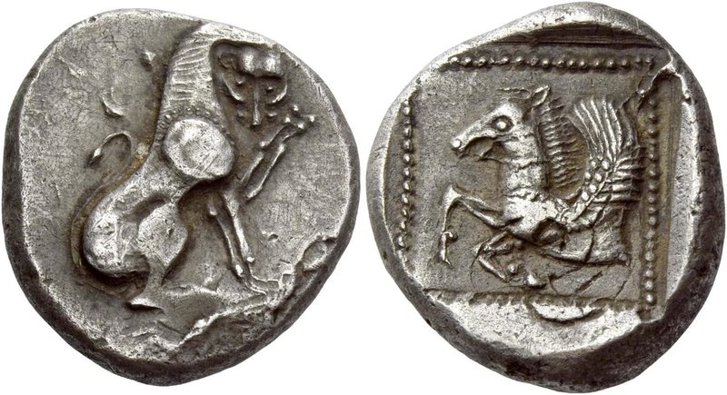 Dynasts of Lycia, Uncertain dynast, circa 500 – 440
Stater, Tlos (?) circa 500-...