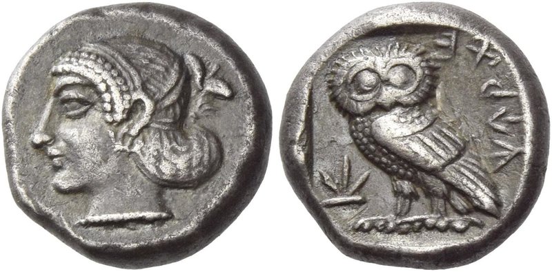 Kherei, 410 – 390
Tetrobol circa 410-390, AR 3.22 g. Head of Aphrodite (?) l., ...