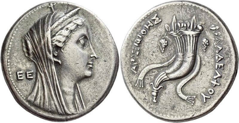 Kings of Egypt. Ptolemy II Philadelphos, 285 – 246
In the name of Arsinoe II. D...