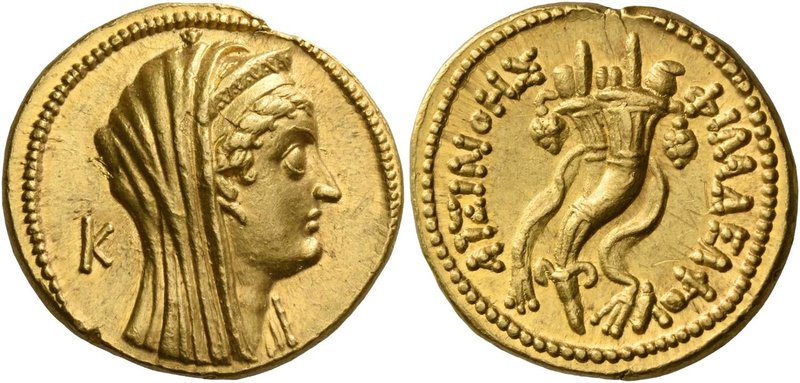 Ptolemy VI Philometor, 180 – 145 or Ptolemy VIII Euergetes, 145 – 116
In the na...