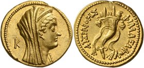 Ptolemy VI Philometor, 180 – 145 or Ptolemy VIII Euergetes, 145 – 116
In the name of Arsinoe II. Tetradrachm, Alexandria circa 180-116, AV 13.99 g. V...