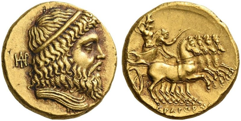 Usurper King in Parthia, Andragoras circa 245-239/8. Stater circa 245-239/8, AV ...
