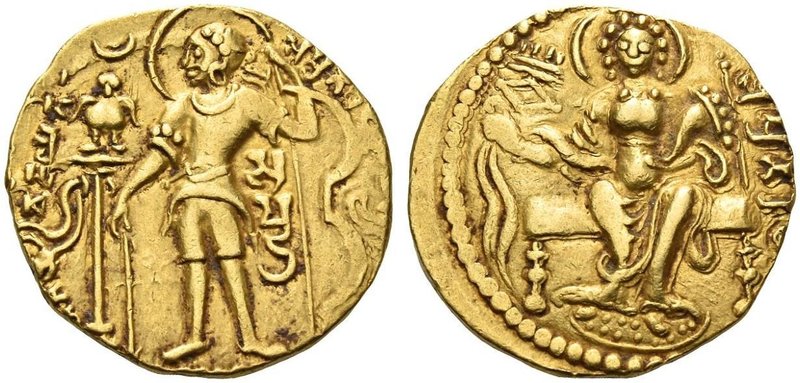The Gupta Empire
Samudragupta, circa 344 – 378 AD. Dinar, Archer type, circa 34...