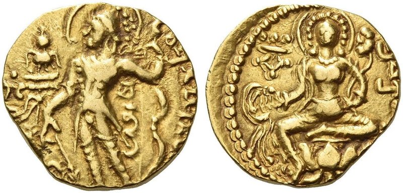 The Gupta Empire
Chandragupta II, 383 – 412 AD. Dinar, Archer type, 383-412, AV...