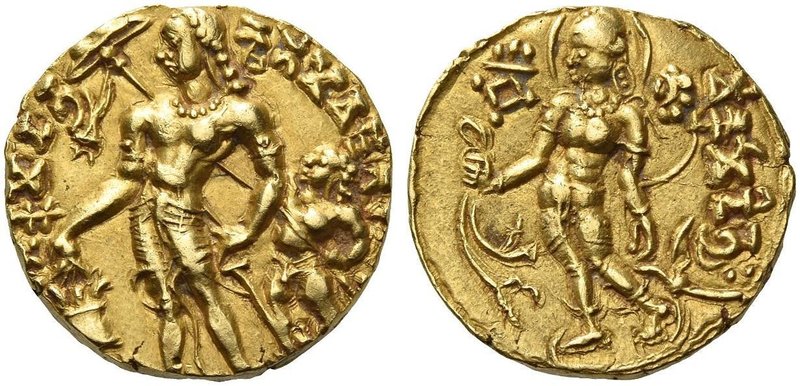 The Gupta Empire
Chandragupta II, 383 – 412 AD. Dinar, Chhattra type, 383-412, ...