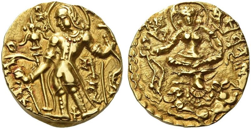 The Gupta Empire
Skandagupta, 448/449 – 467 AD. Dinar, Archer type, 448/449-467...