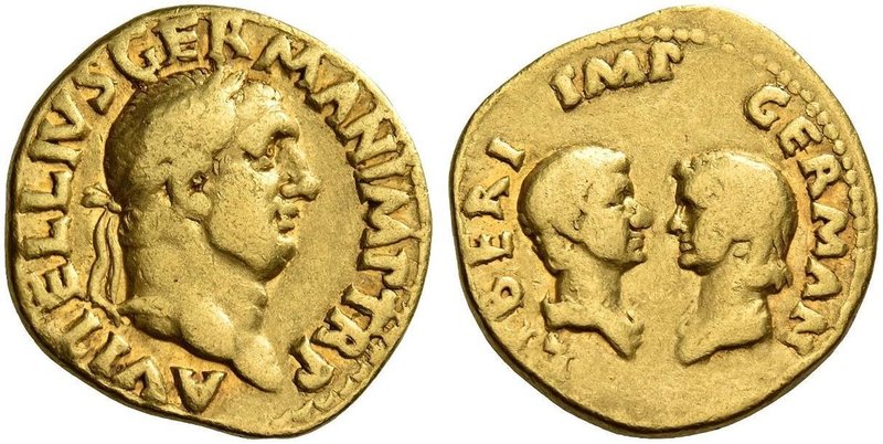 Vitellius, 2nd January – 20th December 69. Aureus late April-20 December 69, AV ...