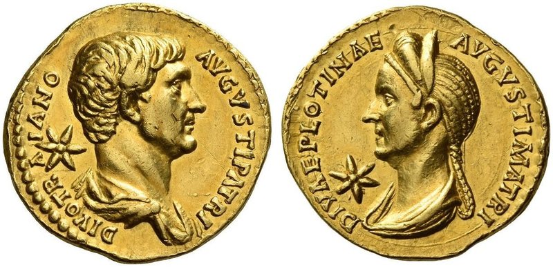 Trajan, 98 – 117. Divus Traianus. Aureus 138, AV 7.17 g. DIVO TR – A – IANO – AV...