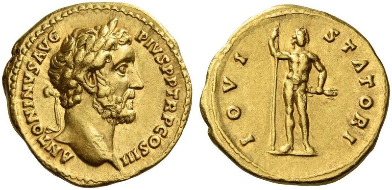 Antoninus Pius augustus, 138 – 161. Aureus 140-143, AV 7.31 g. ANTONINVS AVG – P...