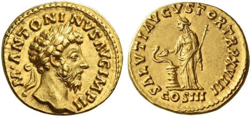 Marcus Aurelius augustus, 161 – 180. Aureus 163-164, AV 6.82 g. M ANTONINVS AVG ...