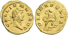 Gallienus joint reign with Valerian I, 253 – 260 and sole reign, 260 – 268. Aureus, Roma or Mediolanum 253-268, AV 3.14 g. GALLIENVS AVG Laureate bust...