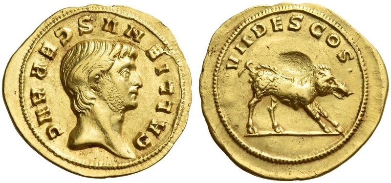 Gallienus joint reign with Valerian I, 253 – 260 and sole reign, 260 – 268. Aure...