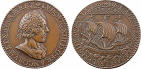 Louis XIII, troisième prévôté de Nicolas de Bailleul, fonte, 1628 Paris
SUP+, R. Bronze, 38,0 mm, 18,60 g, 12 h

Rare et superbe fonte d'époque...