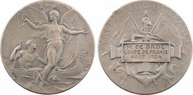 IIIème République, Yacht-Club de France, coupe de France, par Vernon, 1924 Paris
SUP+. Argent, 36,0 mm, 25,70 g, 12 h, Punch: (Corne)2

Exemplaire ...