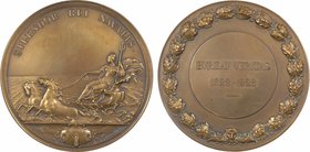 Bureau Véritas, cent cinquantenaire, par Bizette-Lindet, 1828-1978 Paris
SPL. Bronze, 72,0 mm, 243,90 g, 12 h, Punch: Corne d'abondance

Exemplaire...