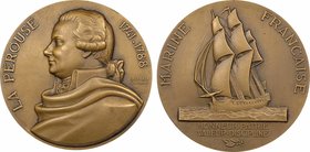 Marine Française, hommage à La Pérouse, par Guiraud, s.d. (1956) Paris
SPL. Bronze, 68,0 mm, 173,60 g, 12 h, Punch: Corne d'abondance

Frappe d'épo...