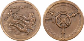 Militaria, le Commandant Bouan (aviso), par Guiraud, s.d. Paris
SUP. Bronze, 58,5 mm, 89,40 g, 12 h, Punch: Corne d'abondance

Petites traces sur l...