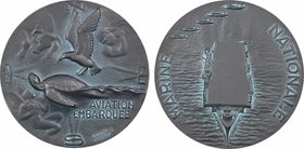 Militaria, Marine Nationale, l'aviation embarquée, par Guiraud, s.d. Paris
SUP+. Bronze, 59,0 mm, 105,30 g, 12 h, Punch: Corne d'abondance

Splendi...