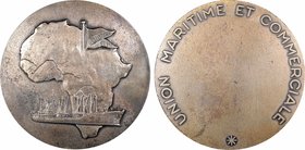 Afrique (Libéria), Union Maritime et Commerciale (UMARCO), s.d
SUP+. Bronze argenté, 79,5 mm, 240,40 g, 12 h, Punch: Triangle