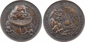 Allemagne, Nuremberg, décès de Johann Heinrich Horb, Pasteur de Saint Nicolas, par Heinrich Müller, 1695
SUP, RR. Bronze, 43,0 mm, 22,20 g, 12 h

C...