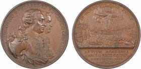 Cuba, la Havane, la prise du fort El Morro et la mort de Don Luis de Velasco et de Vincenzo Gonzales, par Pietro, 1763
SUP+, R. Bronze, 49,5 mm, 52,3...